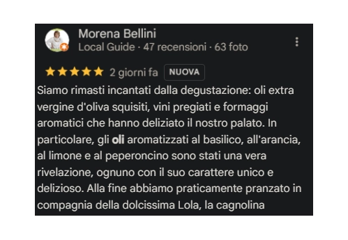 Degustazioni di Olio d'Oliva